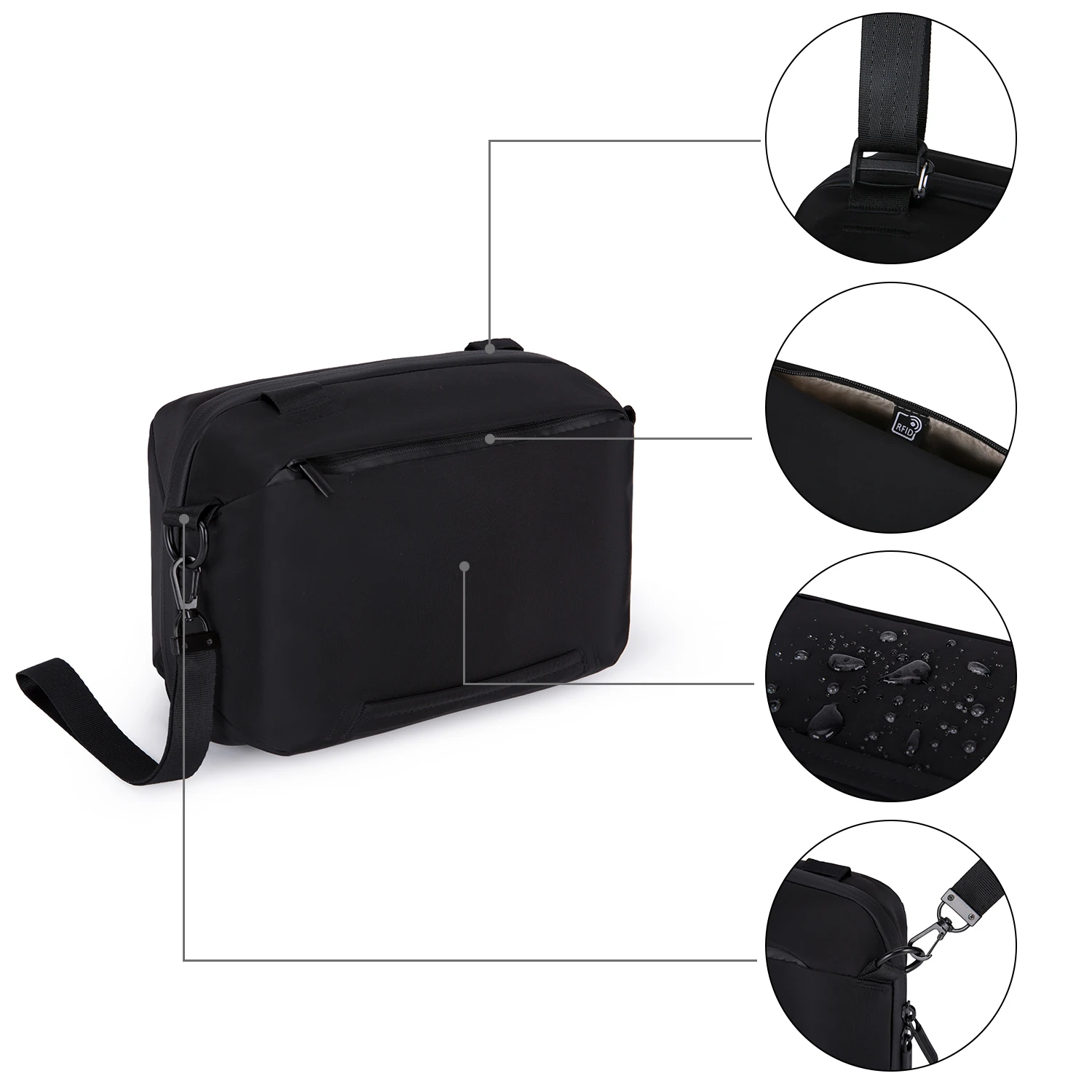 Custom Logo Travel gadget organizer electronics accessories carry bag digital storage cable bags