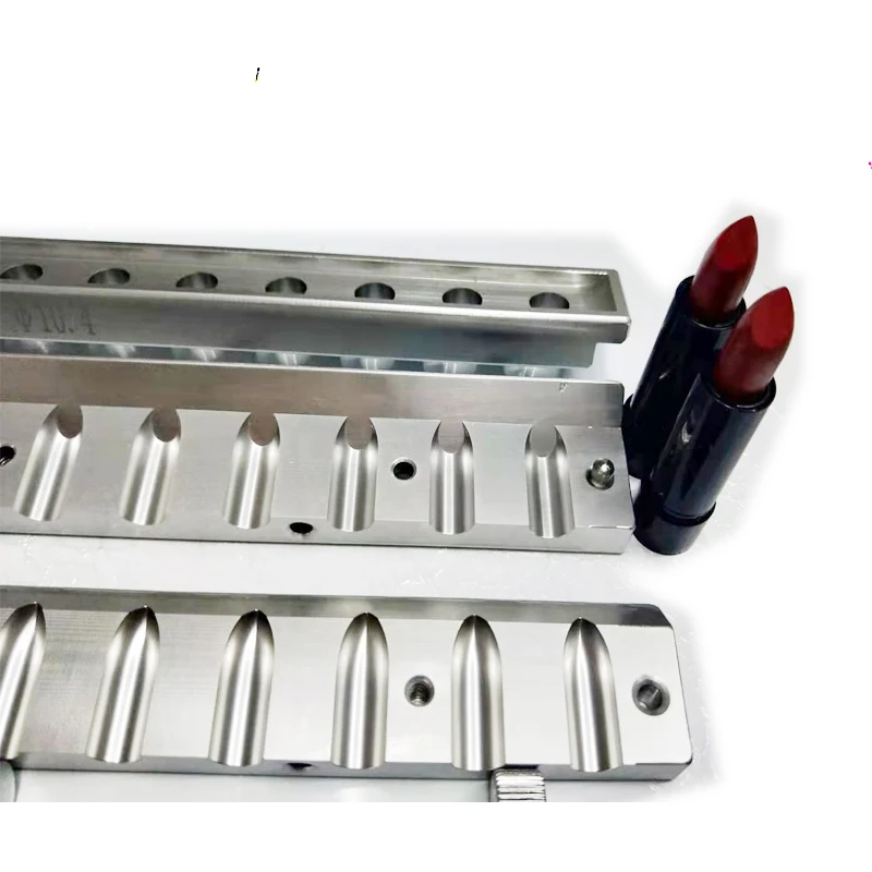 Cup Size 10.4mm Custom  Makeup 12 cavity Aluminum Mould Lip Balm Gloss Lipstick  mold Mould