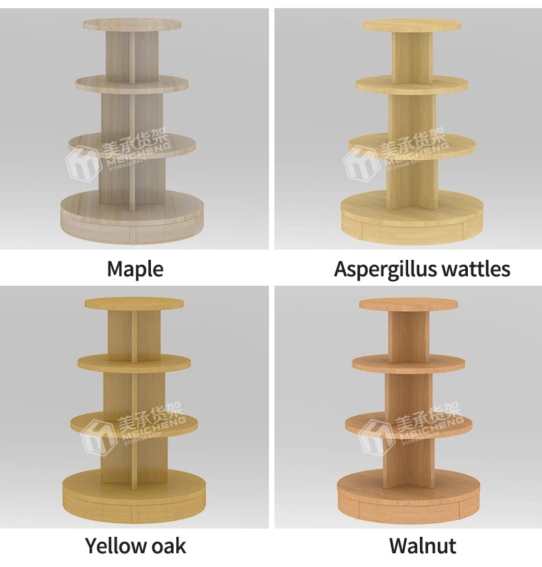 Meicheng Supermarket Retail Display Racks Promotional Display Round Product Display Stand