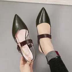 New Design Fashion Women Sandals Pumps Summer Shoes Chunky High Heel Comfortable British Style Classic Office Lady Wholesale