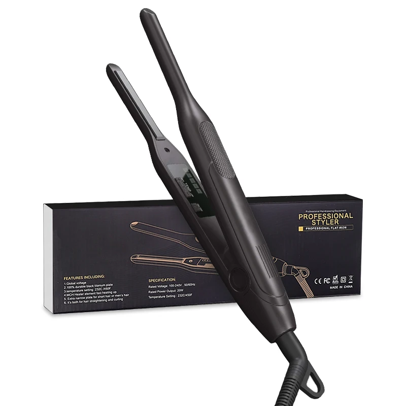 
Flat Irons Wholesale Customize Straightening Flat Iron With Private Labels 3/10 Beard Hair Straightener 