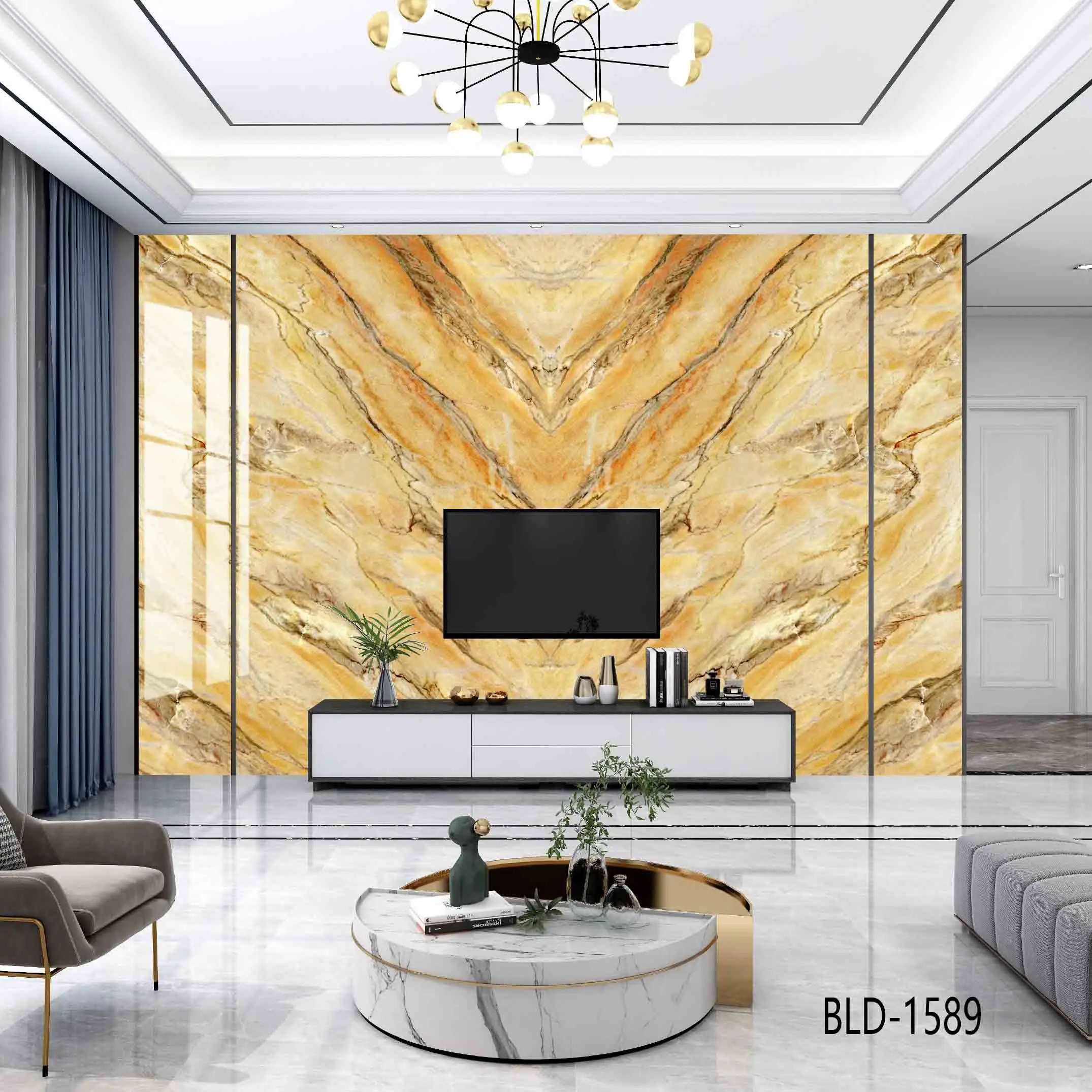 Marble design wall panels interior walls carbon crystal panels bamboo charcoal panels