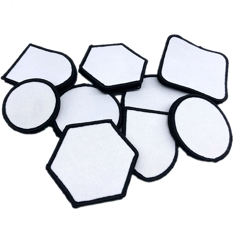 Blank Sublimation Iron-on Patches Decorative Patches For Blank Hat Patches Clothes Uniforms Jeans Applique