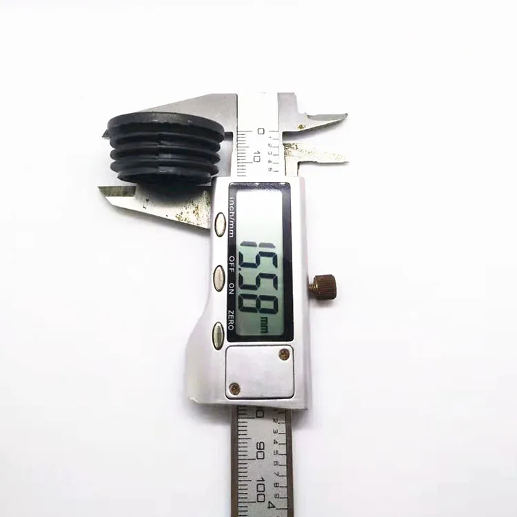 Customizable Black pp plastic round nut plug for supermarket shelf foot