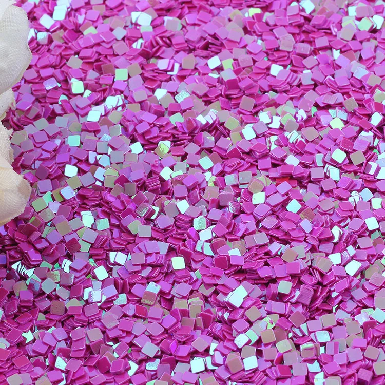 New Hot 2mm Tiny Square Shape PVC Loose Sequins Glitter Paillettes For Nail Art Manicure
