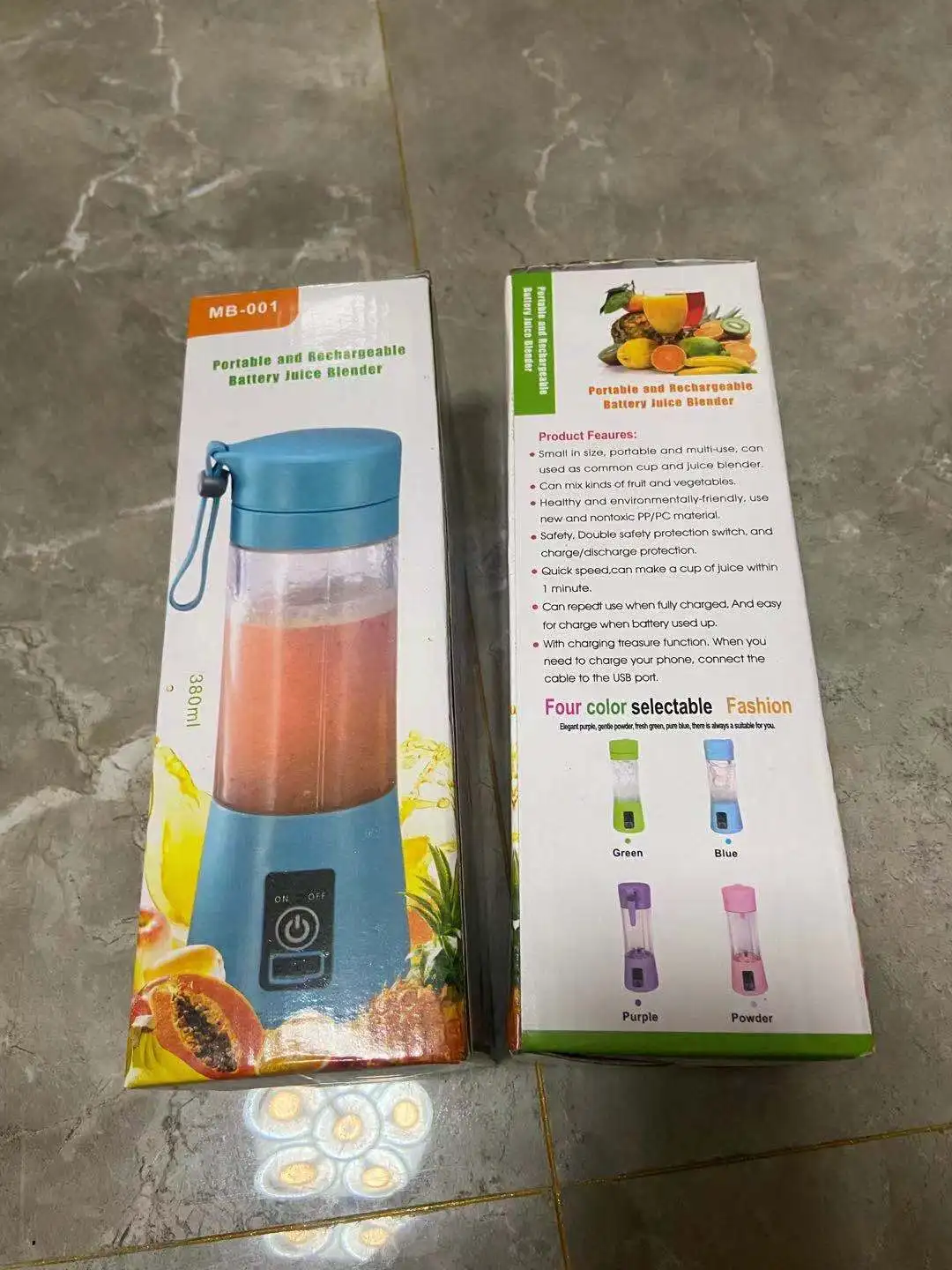 
2017 mini portable travel juice cup electric blender mixer juicer usb charger juice blender 