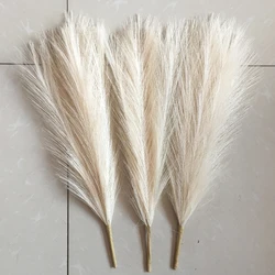 45cm Pampas Grass Simulation  Reed Grass Wedding Decoration Home Bedroom Accessories Wedding Guide Photo PropBackground