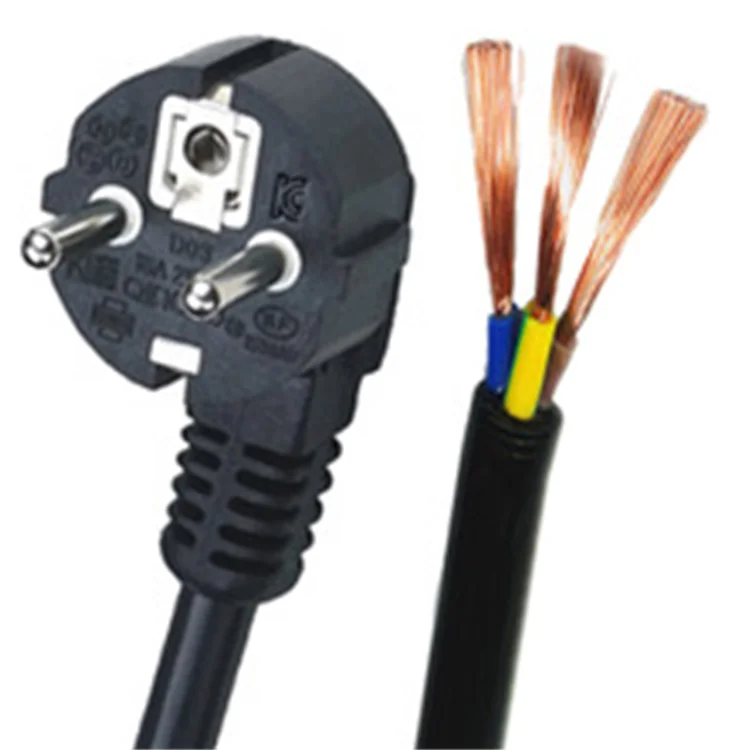Европейская вилка CEE 7/7 Schuko для питания IEC 60320 C5 ШТЫРЬКОВАЯ Cord2 удлинитель европейского стандарта штепсельная