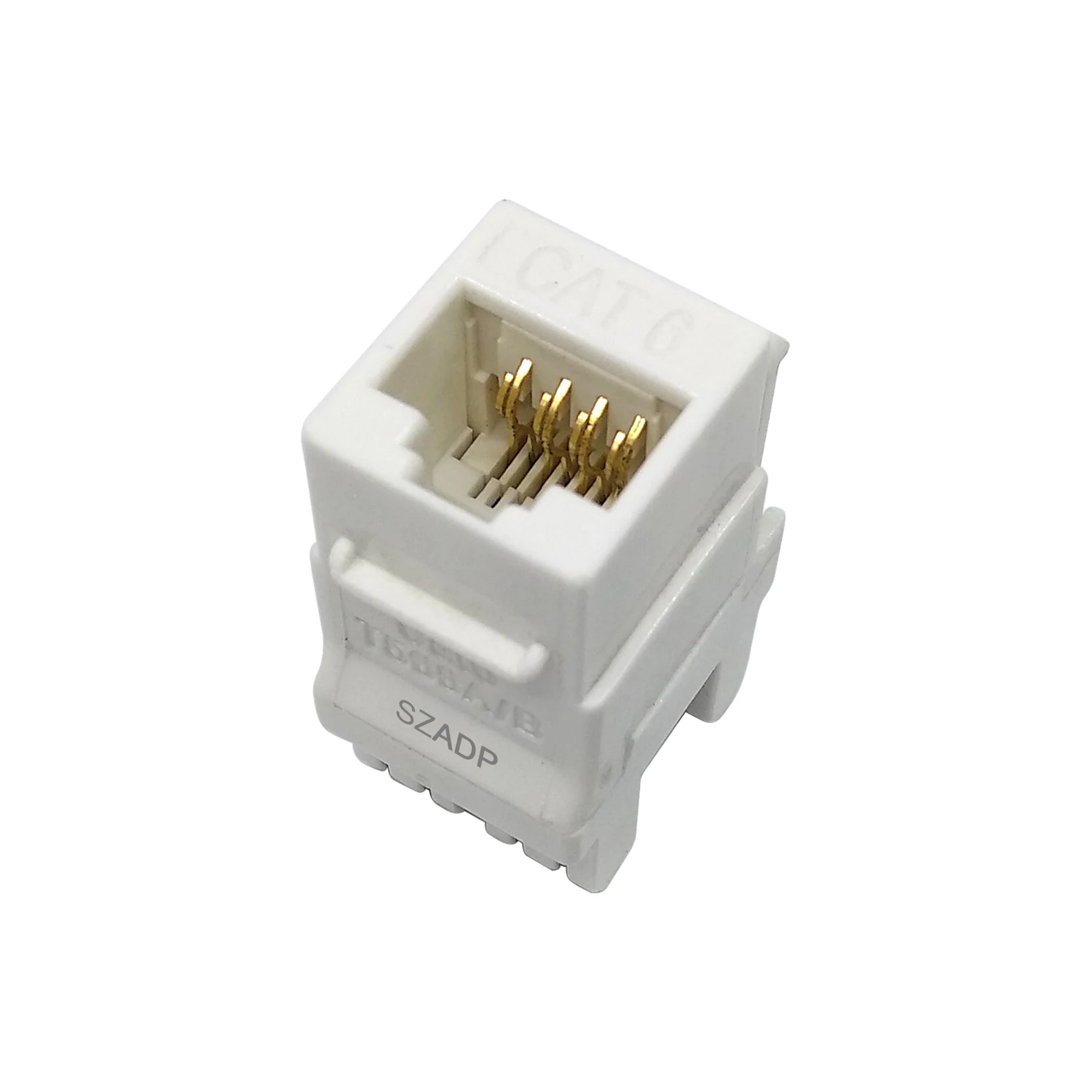  Лучший разъем RJ45 Ethernet 8 Pin Cat5e Cat6 модули keystone