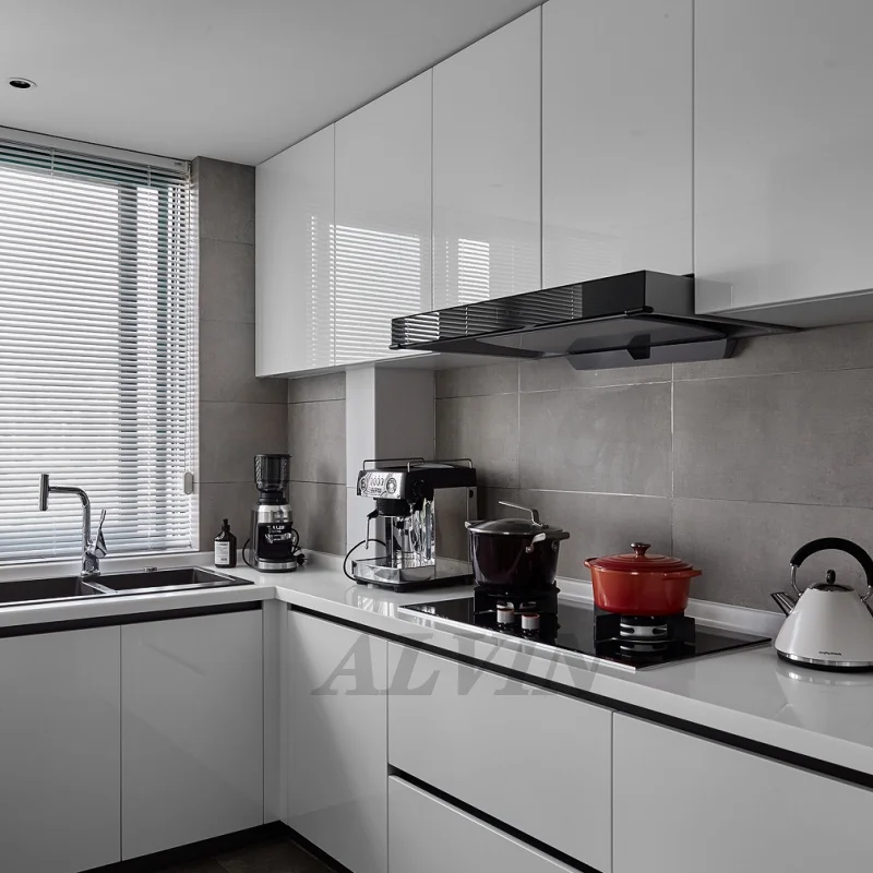 Italian Furniture Smart Kitchen Cabinets Marble Aluminum Cabinets Island Cabinets Modular Home with Modern Design