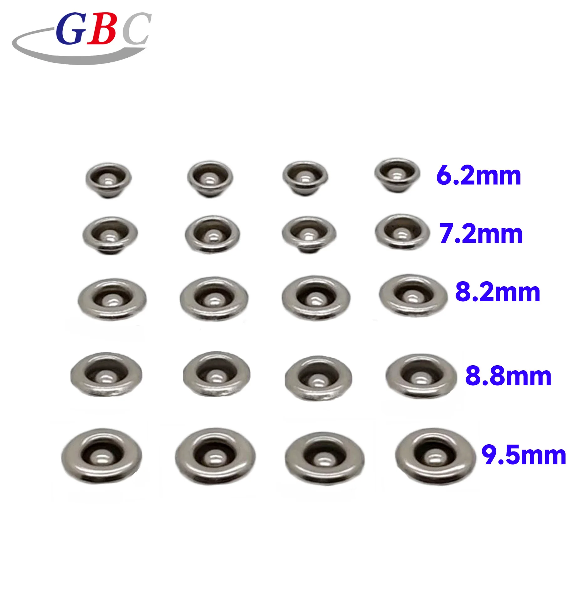 Factory hot sale supply  High quality popular Reverse Stainless steel rivet for Leather Clothes Bags Shoes Garment Accessories