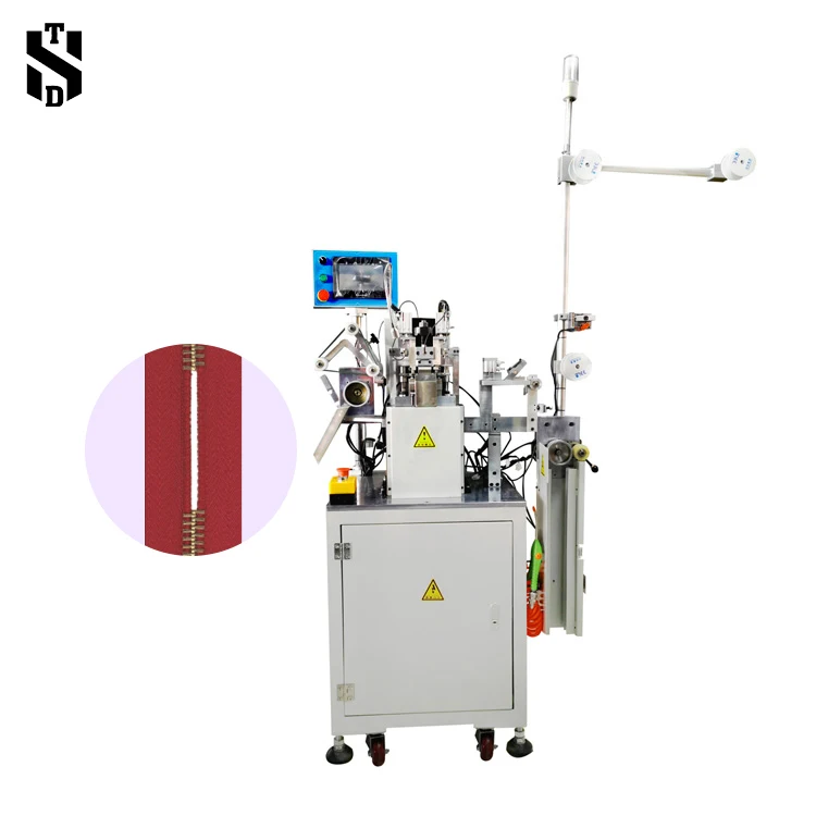 Auto Teeth Gapping Metal Zipper Making Machine