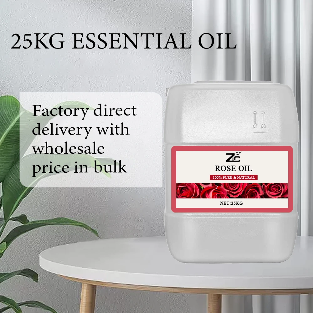 Wholesale Price Rose Oil 100% Pure Best Selling Natural Product Rose Absolute Oil Rose Otto Aromatherapy Essential Oil