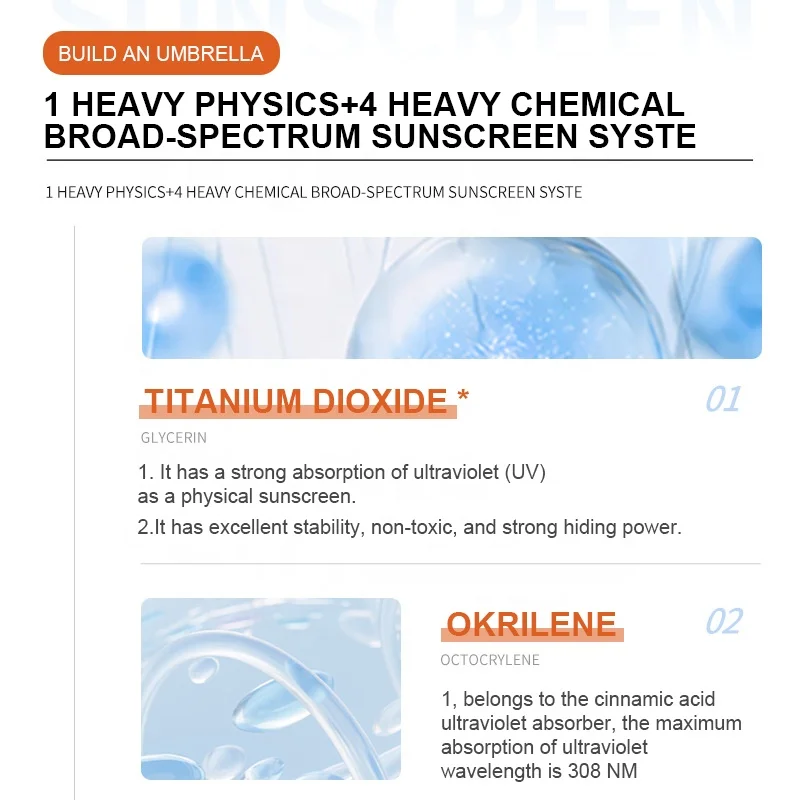 Антиоксидантный и увлажняющий солнцезащитный крем SPF 30 PA + UVA UVB защита