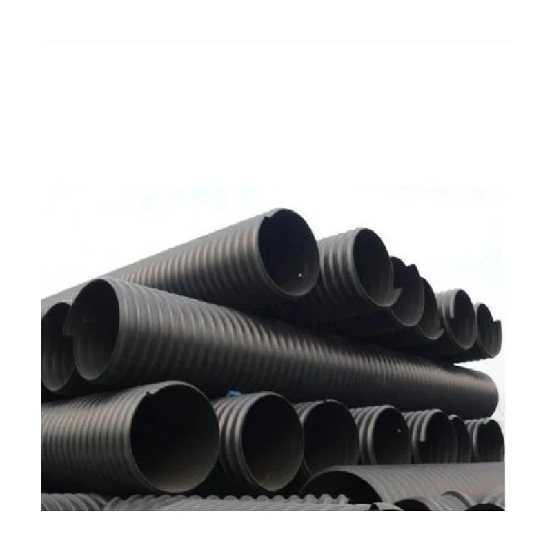 DN200-DN2800 diameter HDPE steel reinforced Pipe Small drainage resistance, high compressive strength