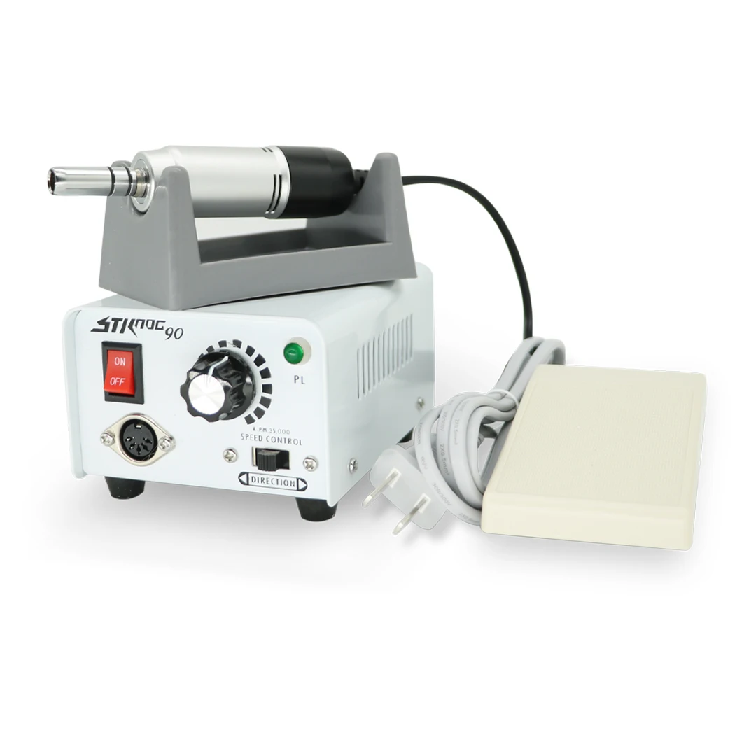 Nail Polisher 35,000 RPM Dental Brush Motor Grinding Teeth Strong 204 Micro Motor with 102 Lab Motor