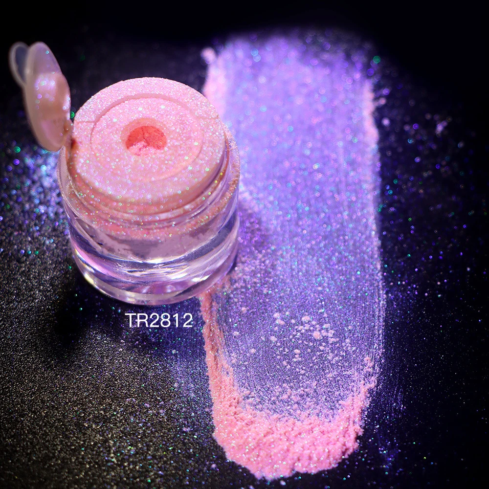 Custom Duochrome eyeshadow loose powder neon nail multichrome Highly Pigment Customized Private Logo