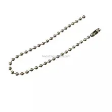 Ivoduff  2.4x100mm Metal Bead Chain Connector Accessories Ball Chain