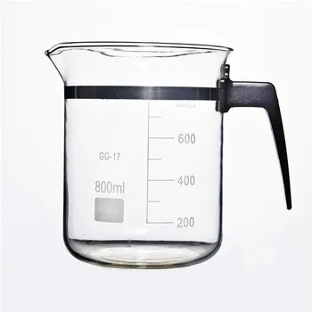 Lab Glassware high Boro 3.3 Glass  Beaker with plastic handle
