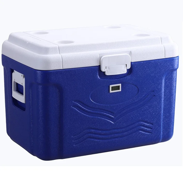 Hot selling 60L cooler box, vaccine medical camping picnic portable mini plastic ice cream warmer cooler box