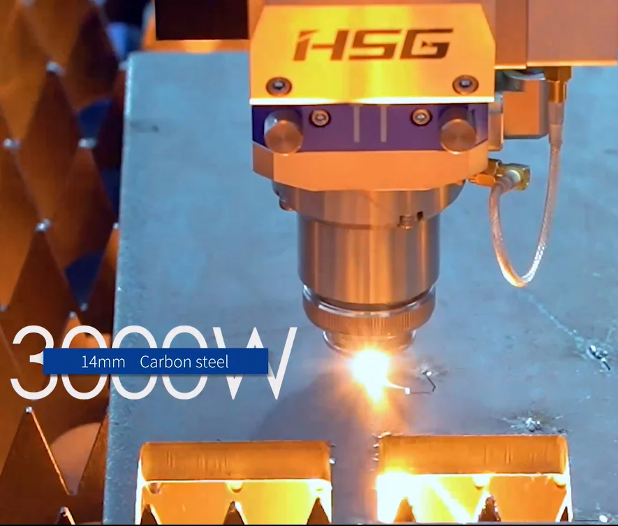 HSG cnc Металлическое волокно Лазерная резка машина 6000 Вт нержавеющая сталь углеродистая сталь/железо/стальной лист 20 мм 40