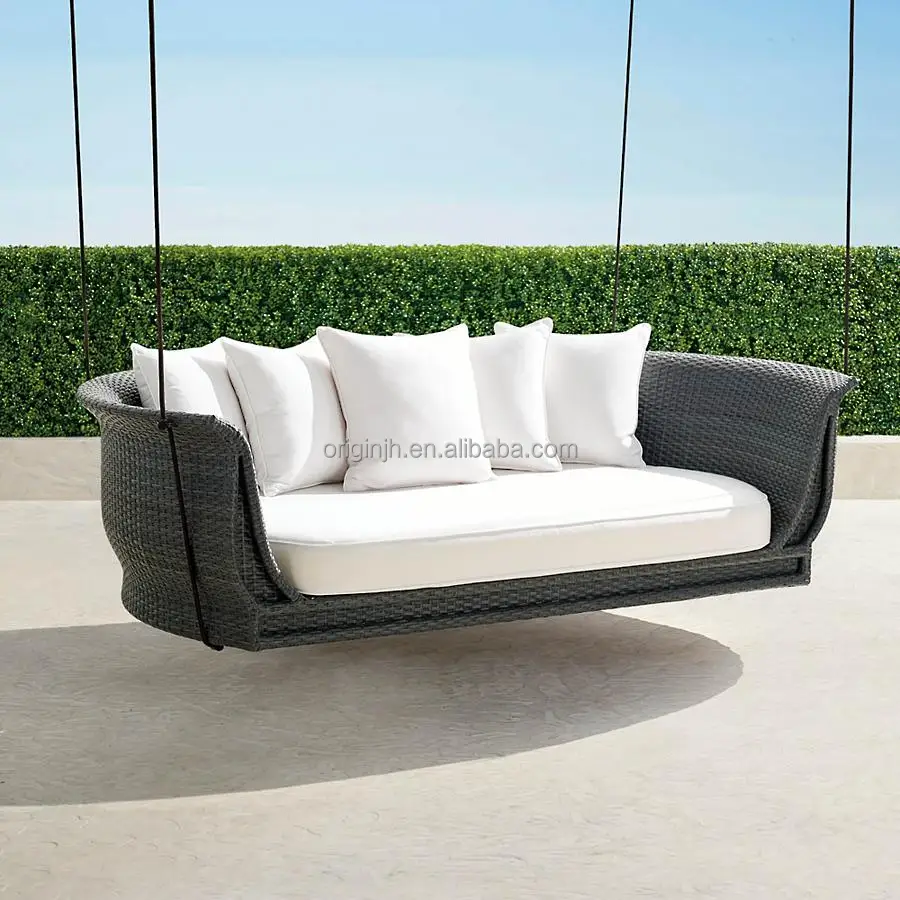 Outdoor Furniture Water Resistant Materials Durable Handmade Rattan Swings Chair