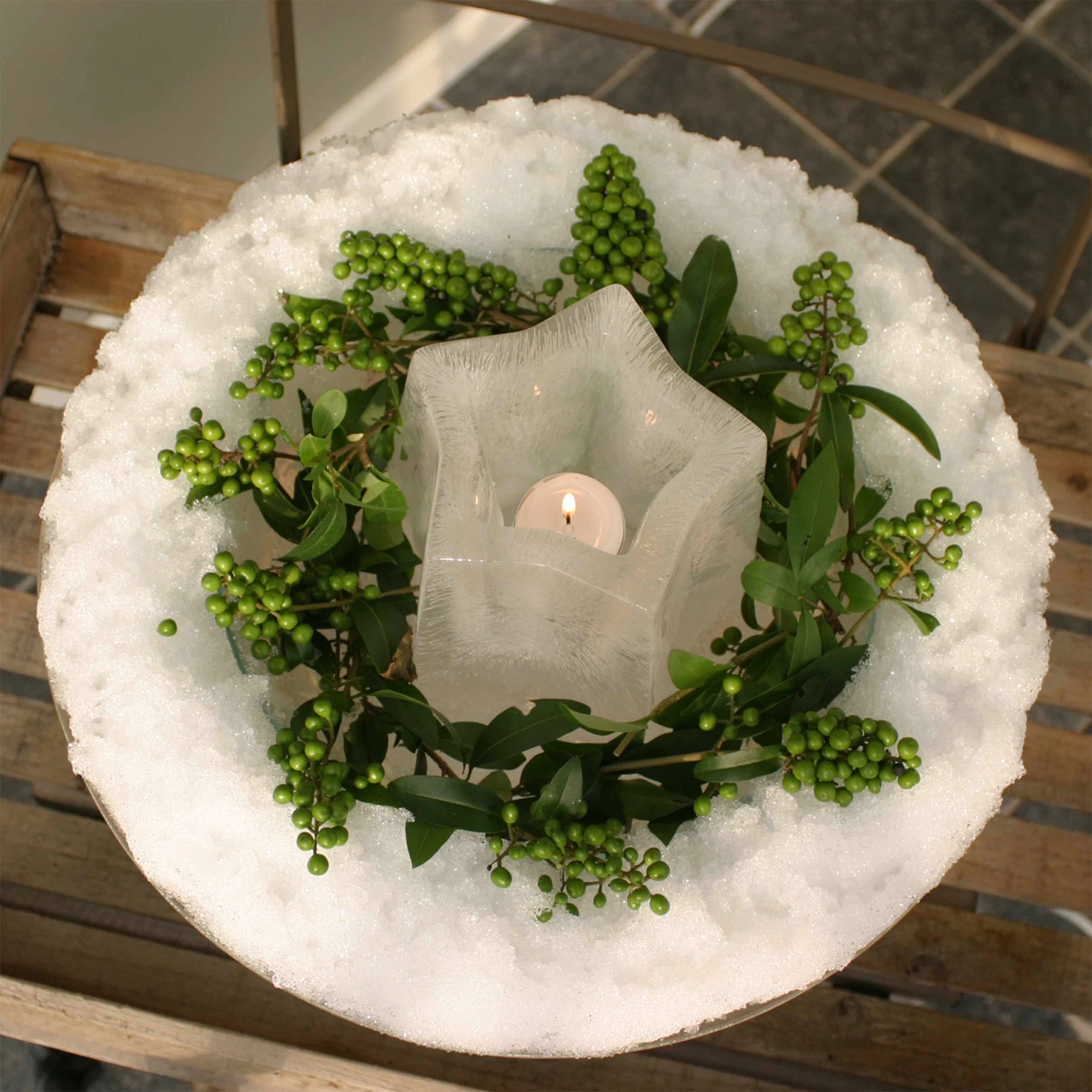 Home Decor Magic Instant Absorbent Artificial Snow Powder for Christmas decorations 2ltr snow 24pcs in display dry look