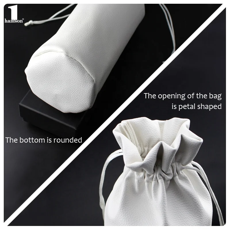 Custom Logo Wine Perfume Packing Leather Vacuum Cup Packaging Bag Wholesale