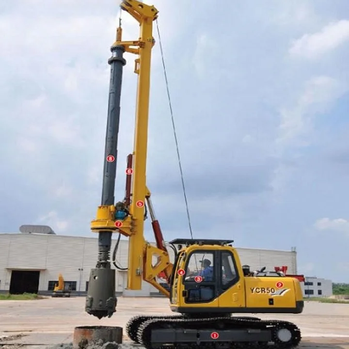 Yuchai YCR50 50kNm rotary drilling rig rotary motor