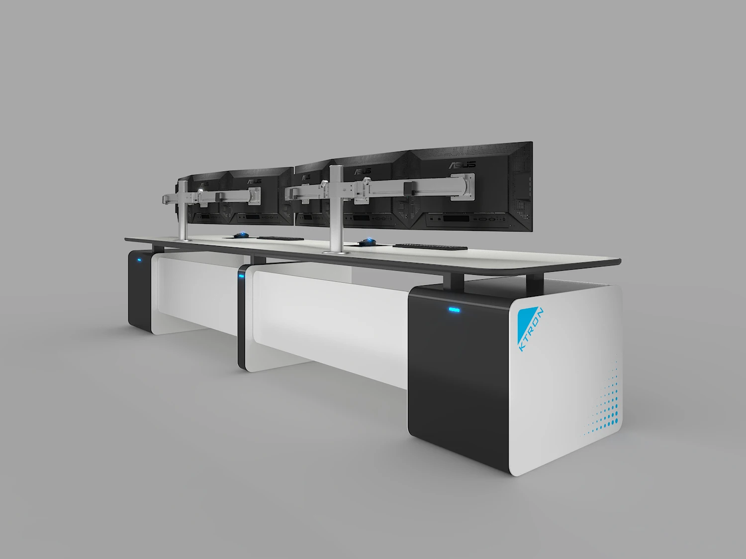 kesino system integrator hot sale smart electric height adjustable console air traffic control lifting column console