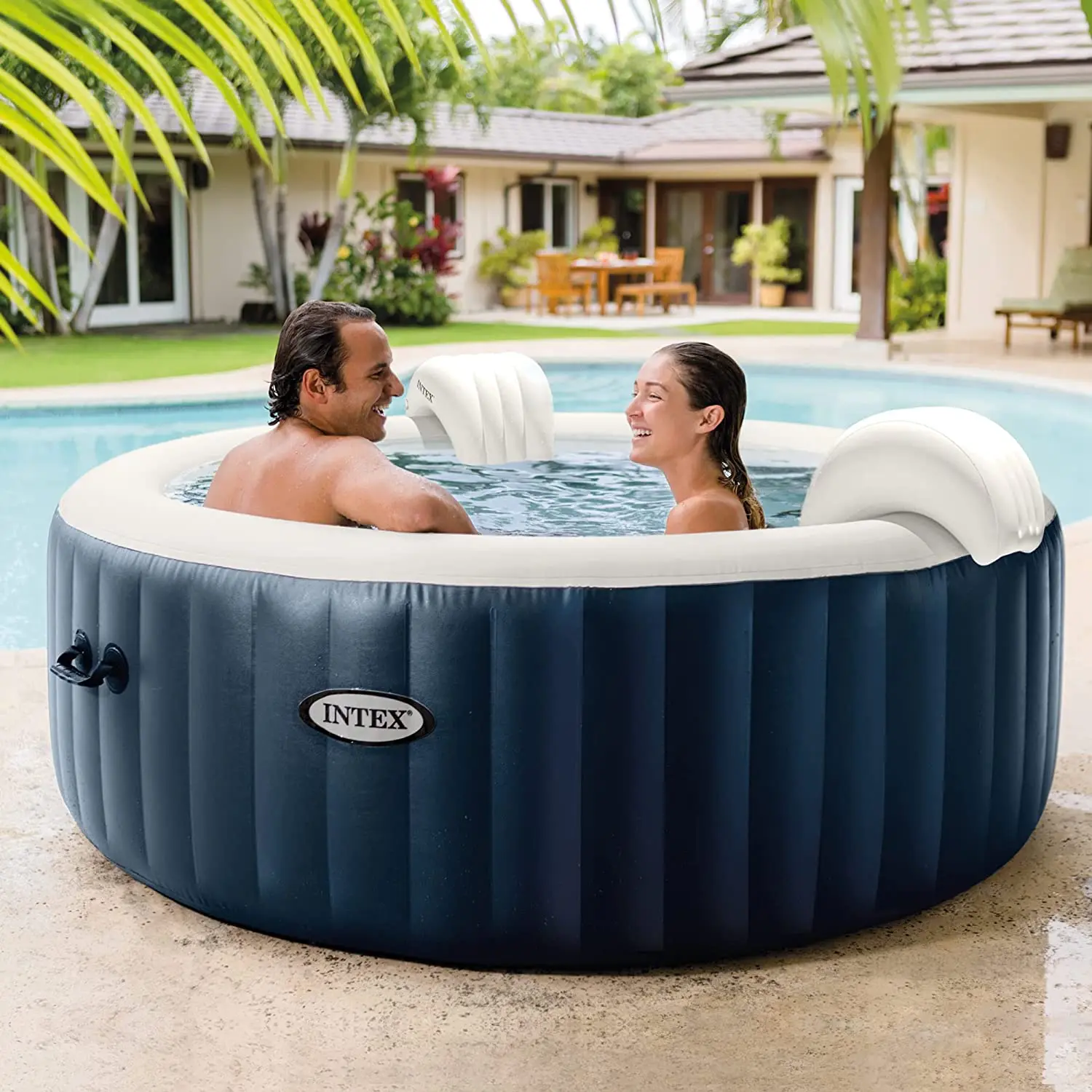 Outdoor Hot Spa Tub, Round Bathtub, Hot Tub