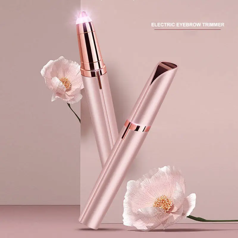 PSB Reasonable Price Rechargeable Men Women Lips Nose Facial Smart Painless Eyebrow Electric Trimmer