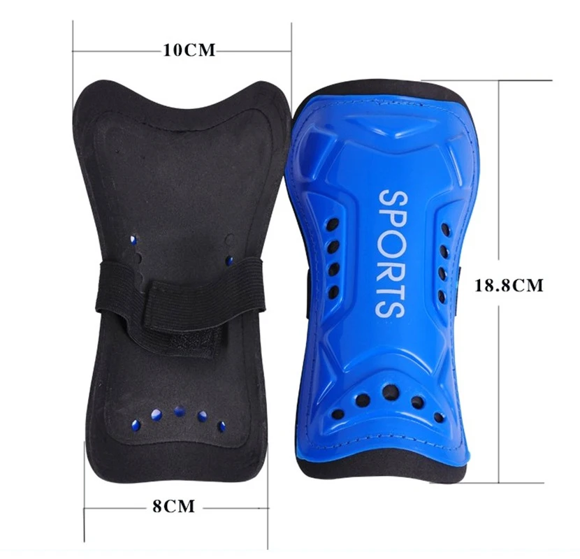 Wholesale Free sample Plastic S-M-L white shin guards football smallest shin guards