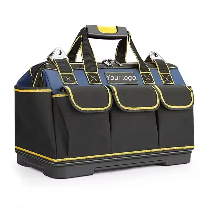 Hot-selling storage electrician multi-functional wear-resistant thick canvas tool kit hardware tool bags for electrician