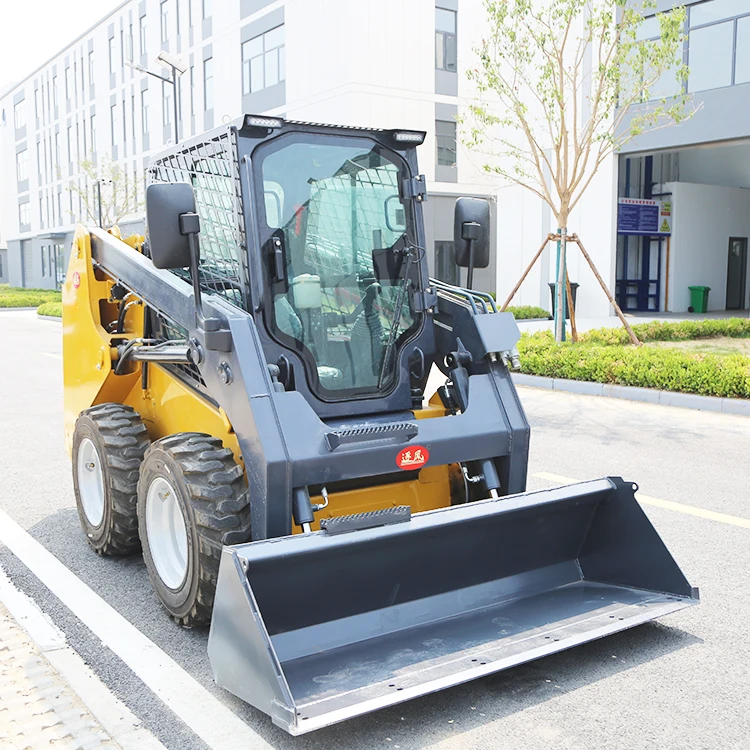 Fast Delivery Skid Steer Loader Manufacturer Wheeled Skid Steer Loader Agricultural Machinery Backhoe Loader