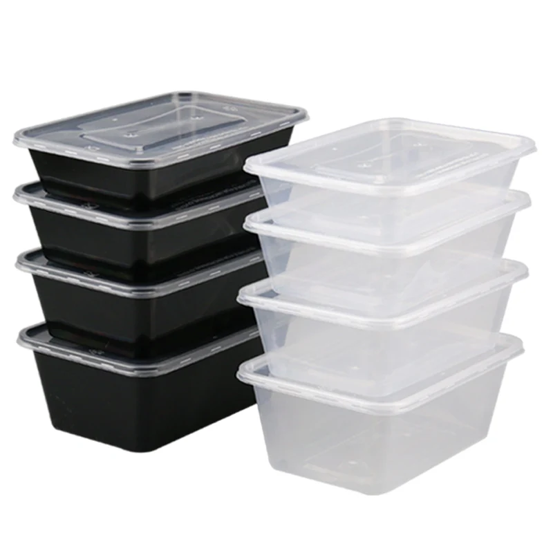 Hot Selling Factory Price Food Dispos Plastic Food Container Microwave Disposable Plastic lunch box with Lids