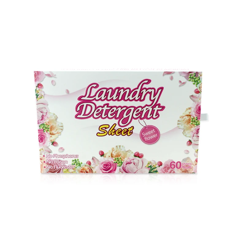 
Super Concentrated eco friendly laundry detergent sheet 