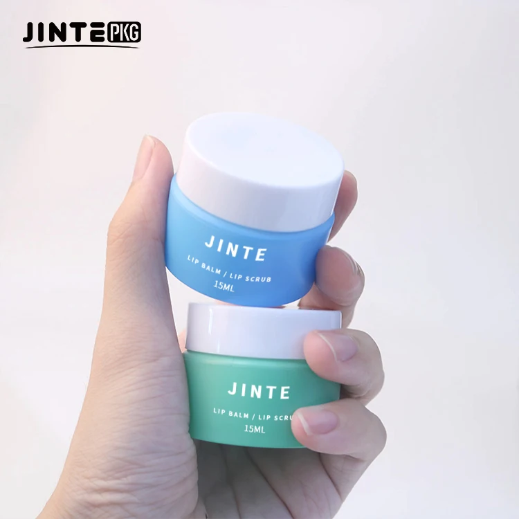 Wholesale Empty 10ml 15ml Custom Small Cosmetic Plastic Eye Cream Jar PP Skincare Lip Balm Container