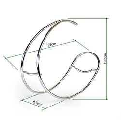 C-shaped Single Metal Wine Rack &stainless steel Wine seat