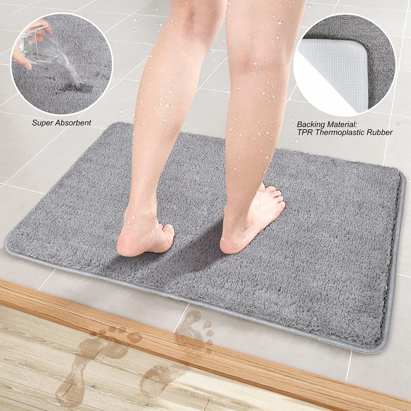 Indoor Doormat Front Door Mat Non Slip Rubber Backing Super Absorbent Mud and Snow Magic Dirts Trapper Door Mats