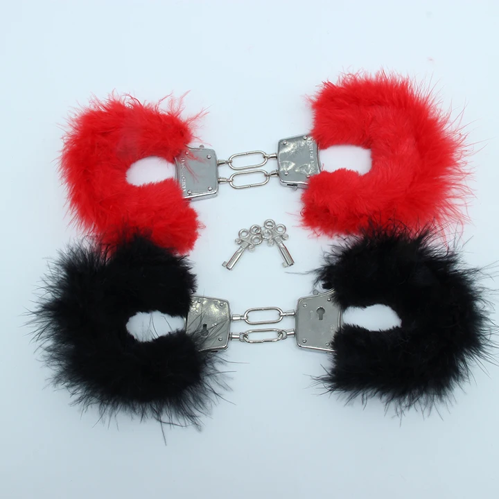 Sm Flirting Tool Private Room Photo Sex Toys for Woman Handcuff Iron Handcuffs