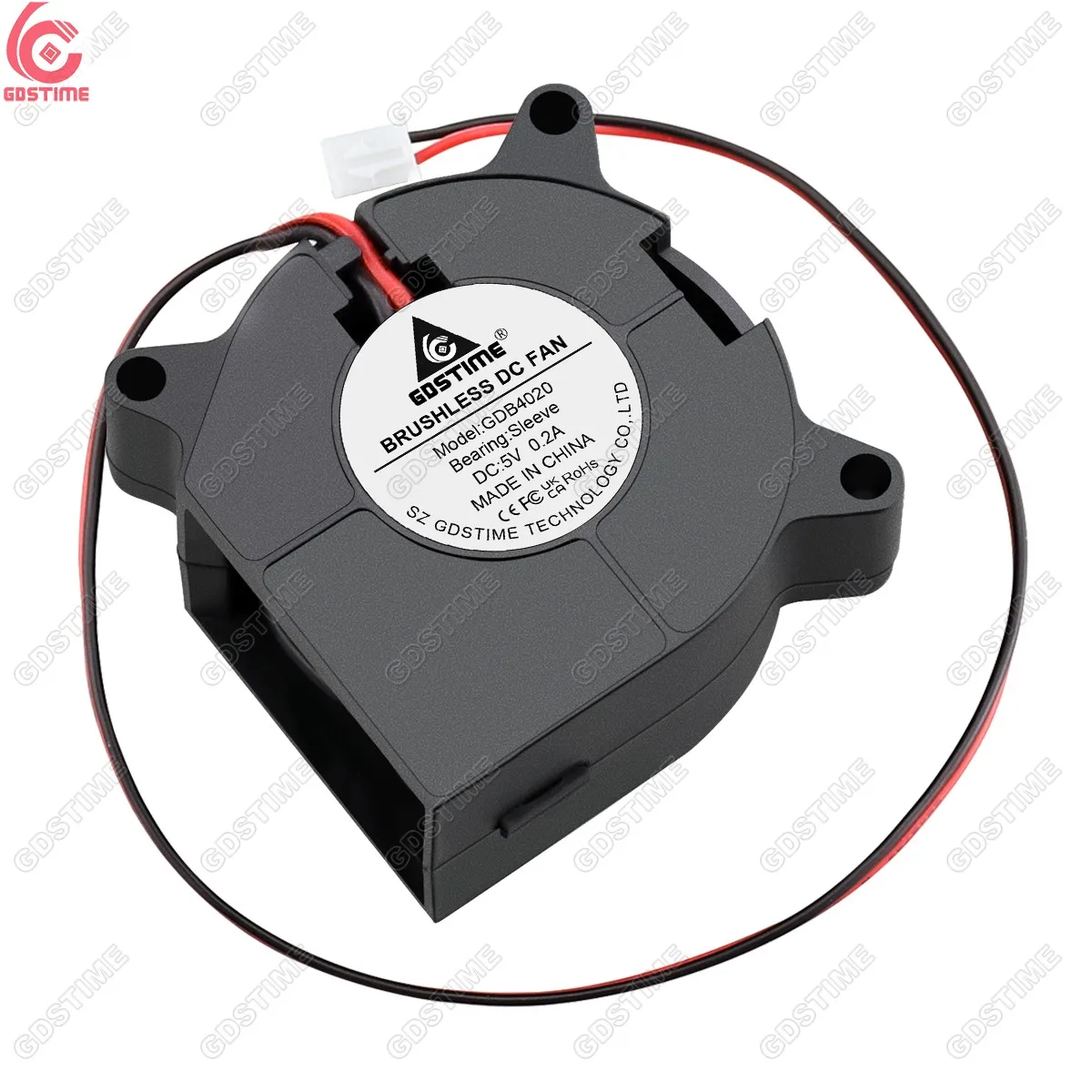 Gdstime GDB4020 40x40x20 мм 4 см 40 DC 5 В втулка подшипник очиститель вентиляция турбина Бесщеточный вентилятор охлаждения