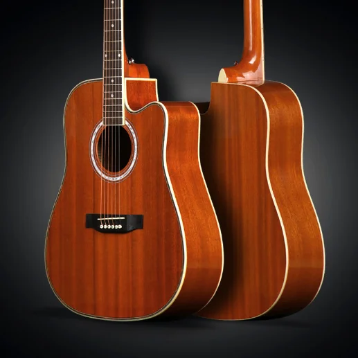 China factory direct sale 41 inch Sapele acoustic guitar