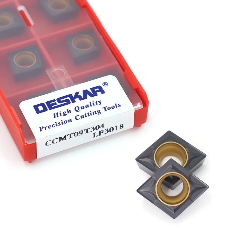 DESKAR CCMT09T304 LF3018 карбид вольфрама вставки для токарного станка CCMT Карбид режущие инструменты металла cnc лезвия