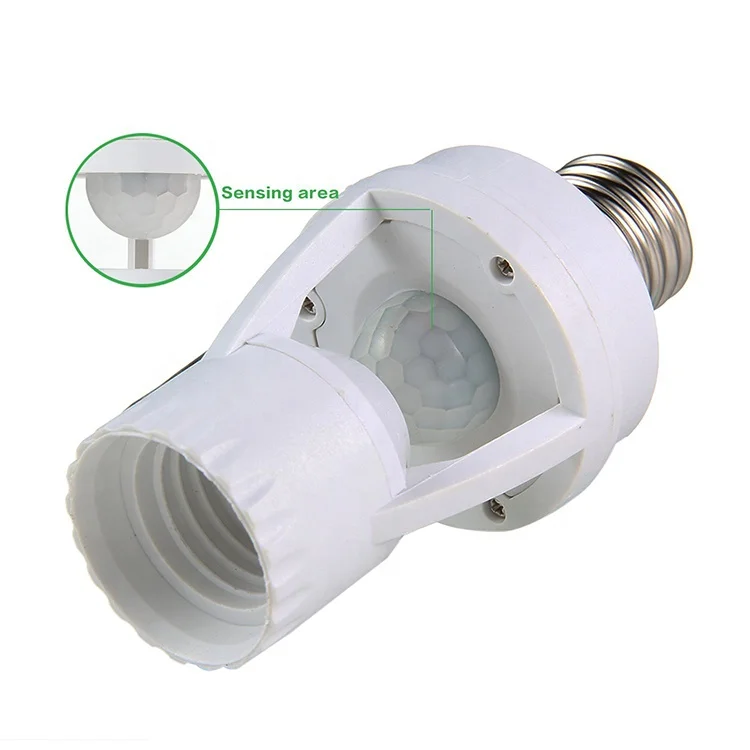 360 degree E27 Infrared Motion Sensor Holder
