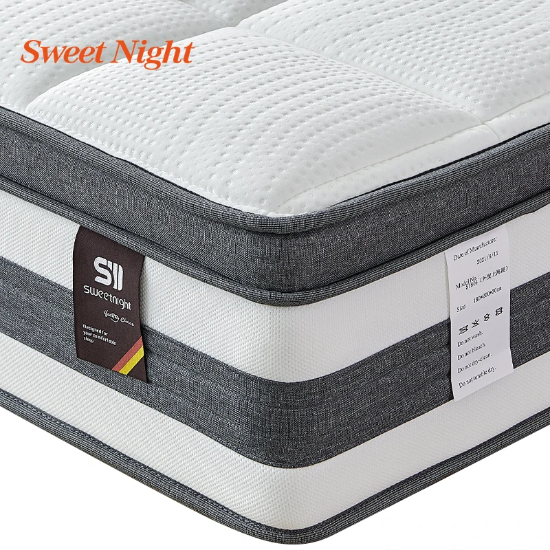 Rolled Zone Pocket Spring Mattress In A Box Korean Double Foam Sponge Bed Mattress Hotel Bed mattress