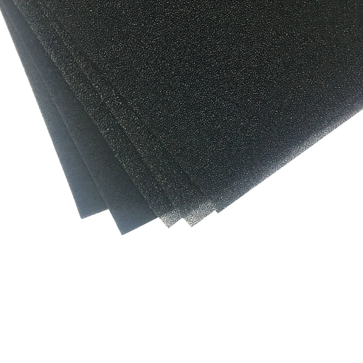Полиуретановый Пылезащитный фильтр WENJUN 40ppi 200x200x3 мм губчатый воздушного компрессора 3 сетка черный среднее