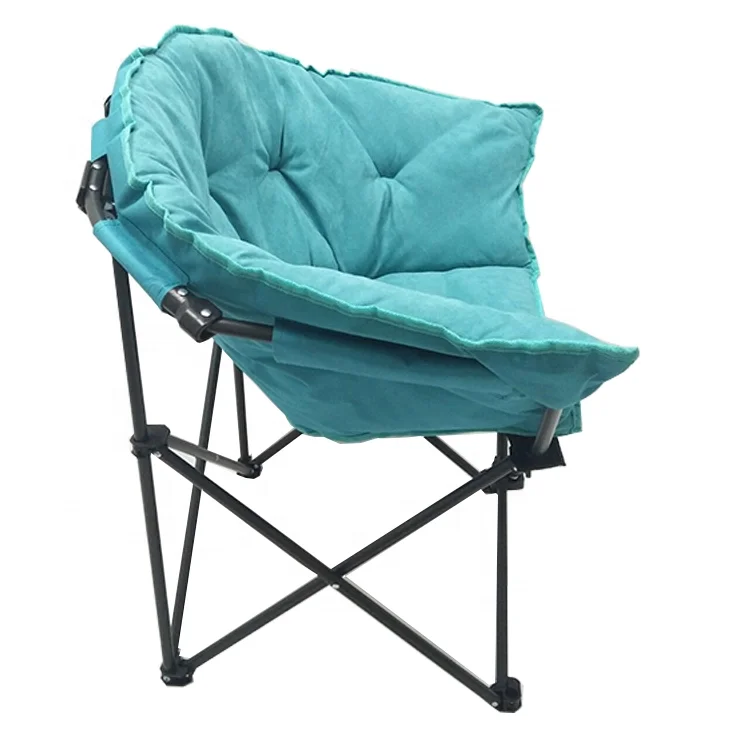 Wholesale New Design lightweight Portable living room Folding Moon Chairs For Adults