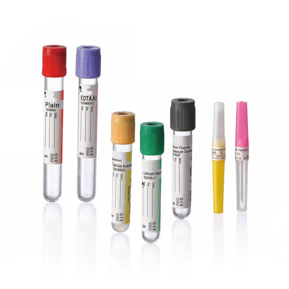High Quality EDTA K2 K3 Vacuum Blood Collection Tube PET Plastic EDTA Tube for laboratory
