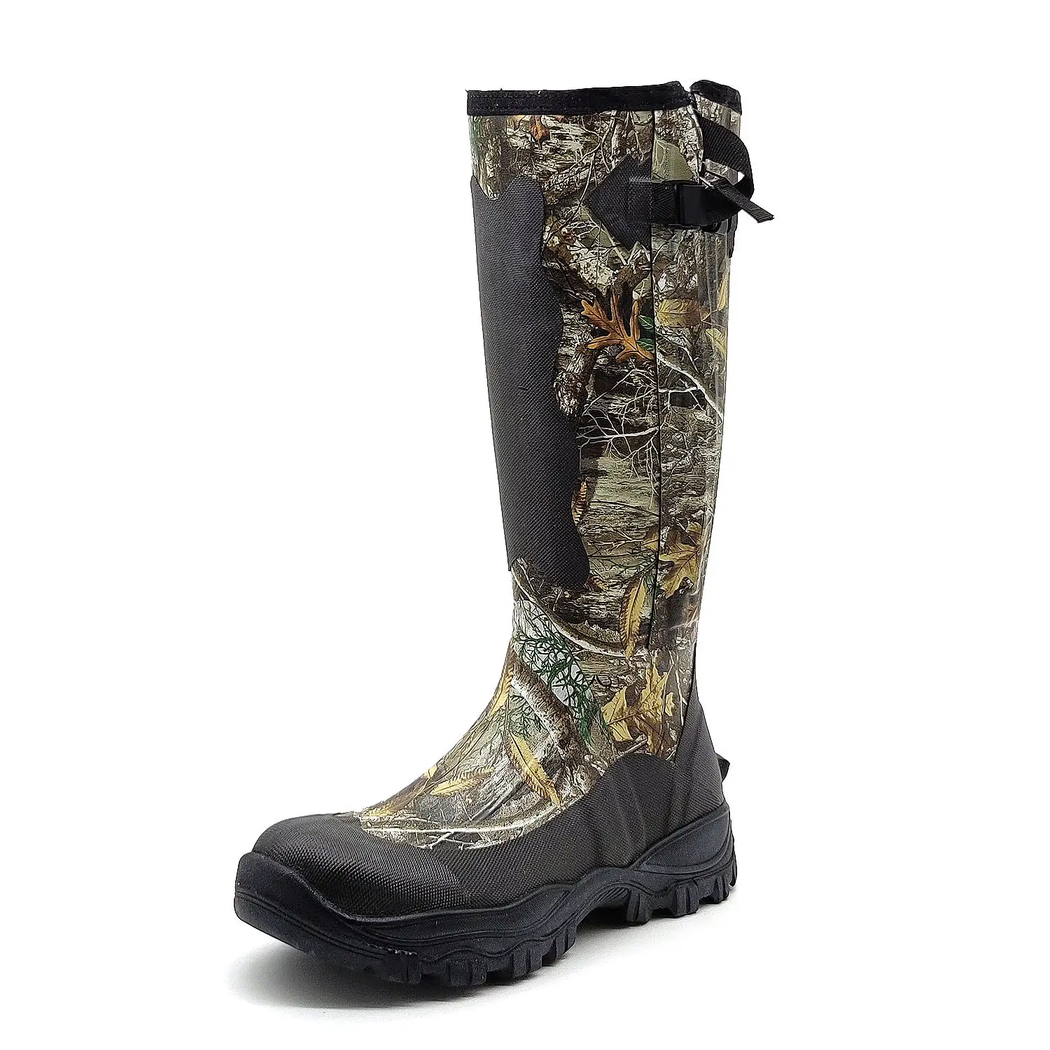 Top quality bbest selling waterproof non-slip durable fashion logo customized waterproof hunting boots, boots hunting camouflage